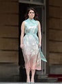 Princess Eugenie of York in a Peter Pilotto dress during a garden party ...