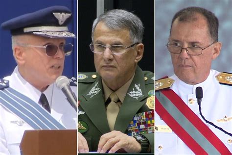Defesa Anuncia Saída Dos Comandantes Do Exército Marinha E Aeronáutica Portal Do Rn