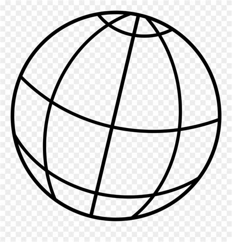 Line Drawing Of Globe At Explore Collection Of