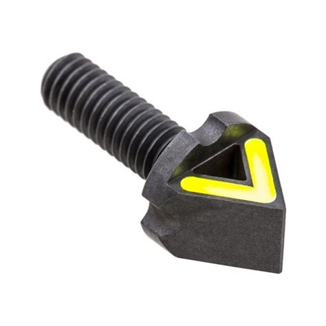 Ar 15 Chevron Front Sight Post With Luminescent Green Stripe With Tool