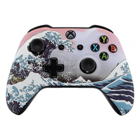 The Great Wave Patterned Xbox One S Un Modded Custom Controller Unique