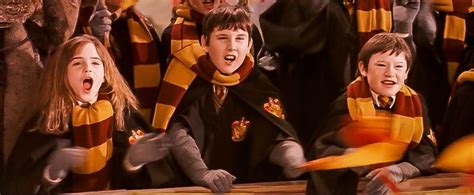 Harry Potter And The Sorcerer’s Stone Quidditch Hermione Neville Seamus Go Gryffindor