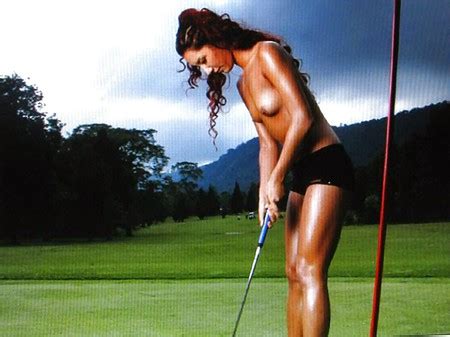 Nude female golfer Meet The