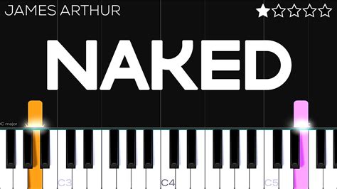 James Arthur Naked EASY Piano Tutorial YouTube