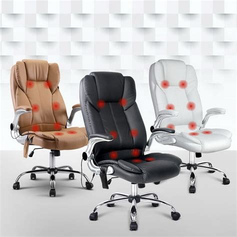 Artiss Executive 8 Point Massage Office Chair Computer Chairs Heated