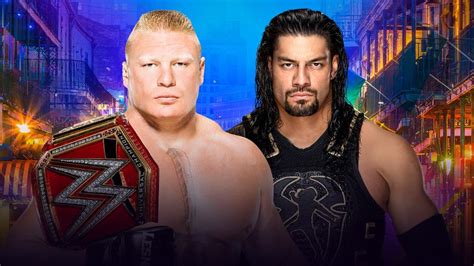 Wrestlemania 34 Results Brock Lesnar Vs Roman Reigns Wwe Universal Championship Wwe News