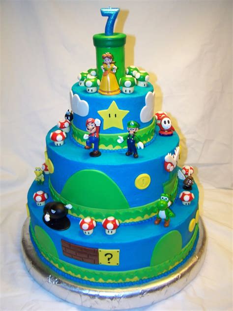 Another Mario Bros Cake Qué Hay De Geek En Mi Mario Birthday Cake