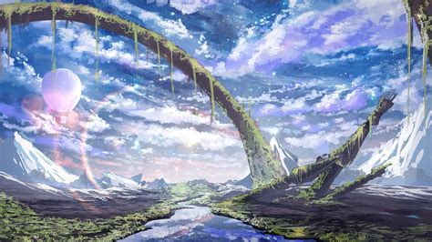 Aesthetic Anime Scenery Hd Wallpapers Wallpaper Cave