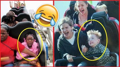 Funny Roller Coaster Reactions Top 10 Compilation Youtube