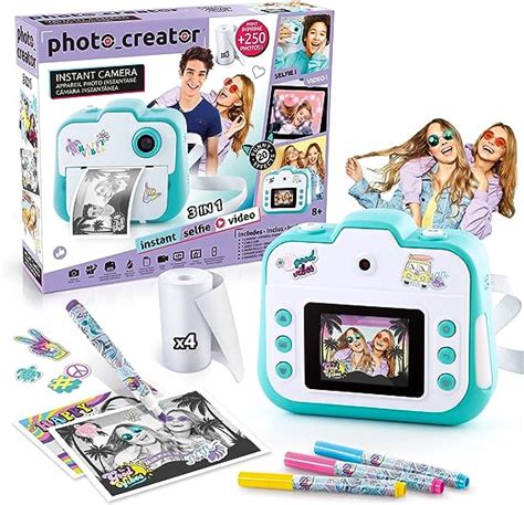 Canal Toys Photo Creator Instant Printing Camera Photo Selfie And Video Thermal Paper For