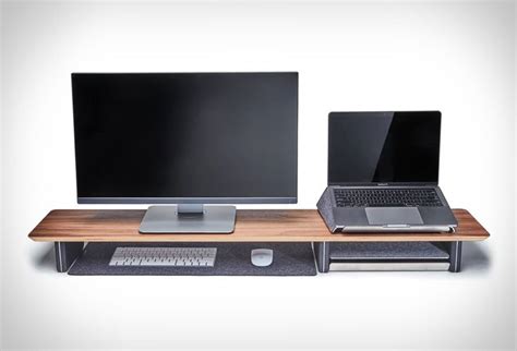 «our desk shelf system, hard at work. Grovemade Desk Shelf System | Desk shelves, Home office ...