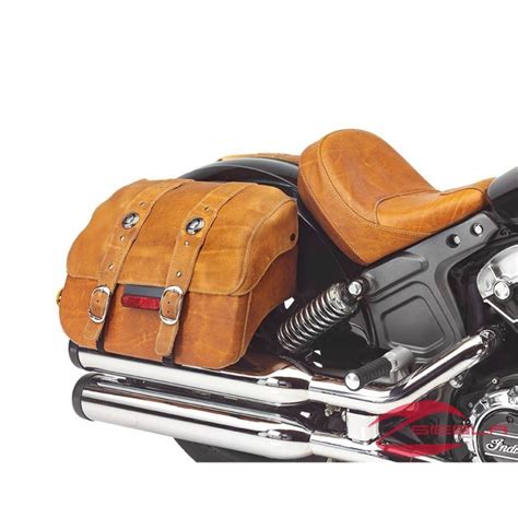 Genuine Leather Saddlebags Desert Tan By Indian Motorcycle Indian