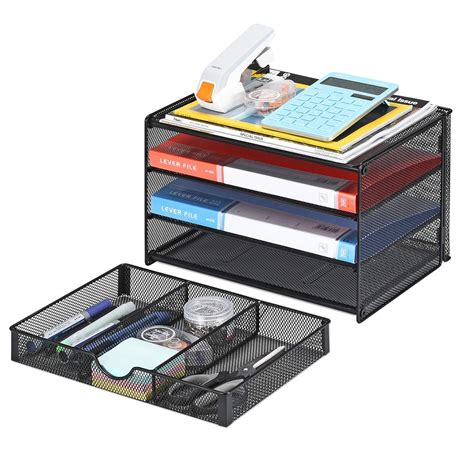Samstar Paper Letter Tray 3 Tier Desk Document File Organiser Paper