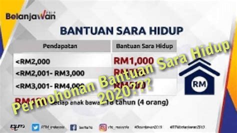 Sudah dibincang kan di soal rakyat.kita doakan semoga semua dari kita dipermudahkan.info dari bantuan sara hidup facebook.jangan. Bantuan Sara Hidup 2020 terkini kategori baru - YouTube