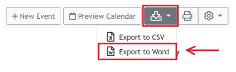 Exporting To Word For Editing And Printing Churchart Online