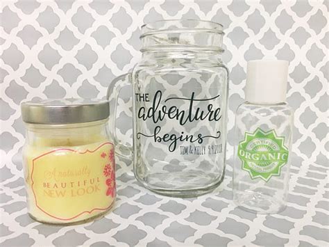 25 Clear Labels Transparent Labels For Your Products Candle Etsy