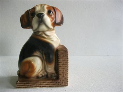 Vintage Beagle Puppy Bookend Etsy Beagle Puppy Beagle Puppies