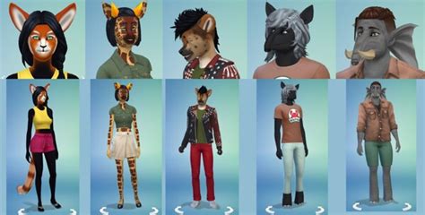 Sims 4 Exotic Animals Skin Overlay Mod Download Li By Crow Faced