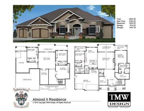 Rambler Floor Plans With Basement House Plans With Daylight Basements