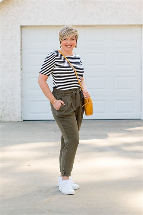 ways to wear paper bag waist pants savvy southern chic