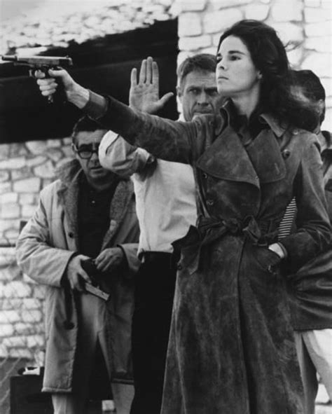 Ali Macgraw And Steve Mcqueen On The Set Of The Getaway 1972 Dir Sam