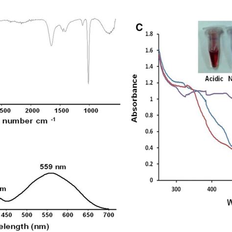 Ftir And Absorption Spectra Of B1 Pigment A Ftir Spectrum Of B1