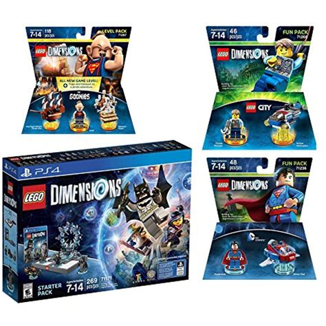 Lego Dimensions Starter Pack Goonies Level Pack Lego City Chase Mccain