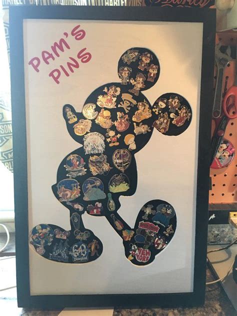 Mickey Mouse Inspired Pin Board Etsy In 2021 Disney Pin Display