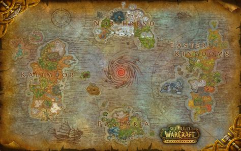 World Of Warcraft Azeroth Composite Map Updated By Amiyuy On Deviantart