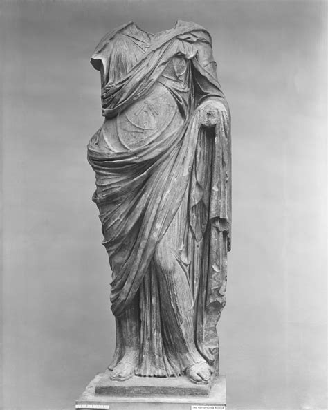 Marble Statue Of A Woman Roman Imperial The