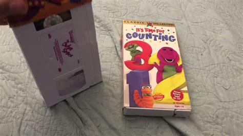 Barney In Outer Space 1998 Vhs And Barney Its Time For Counting 1998