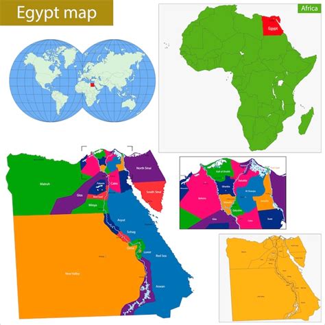 Premium Vector Egypt Map
