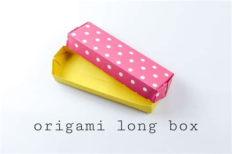 Easy Origami Long Box Tutorial