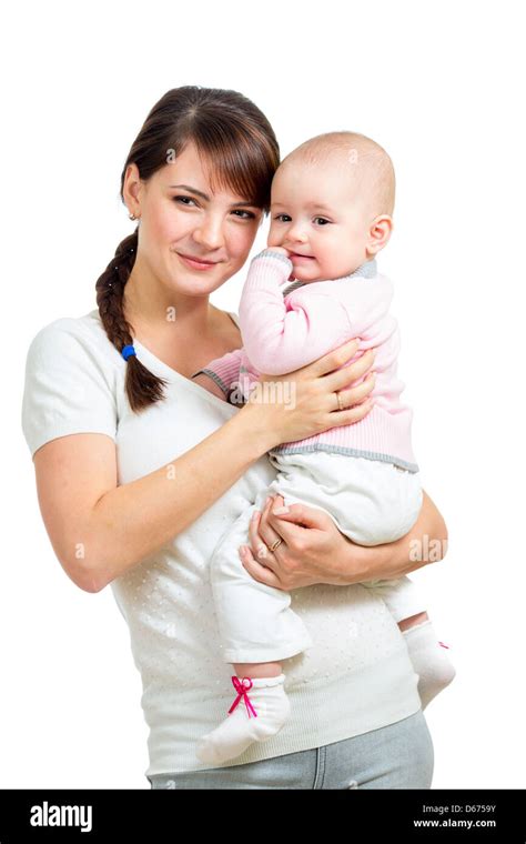 Happy Mother And Baby Girl Stock Photo Alamy