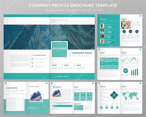 Premium Vector Company Profile Dossier Template