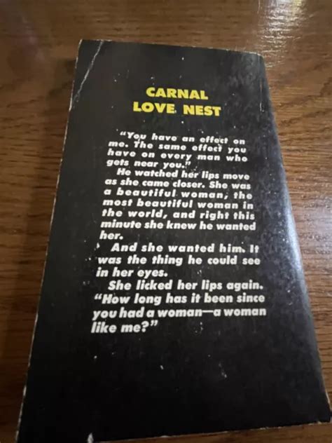 Vintage Erotica Paperback Bookscarnal Love Nestdeadly Dollyportrait
