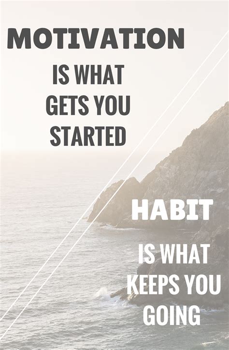 Make It A Habit Motivation Habit Quote Habit Quotes