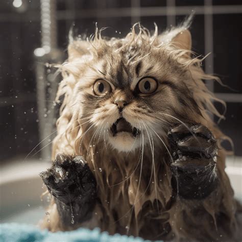 Feline Fury When Cat Hates Bath Cat Reign