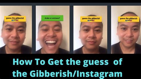 how to get the guess of the gibberish filter instagram tiktok new filter instagram gibberish