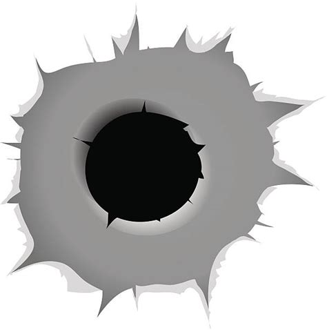 Cartoon Of A Bullet Hole Illustrations Royalty Free Vector Graphics