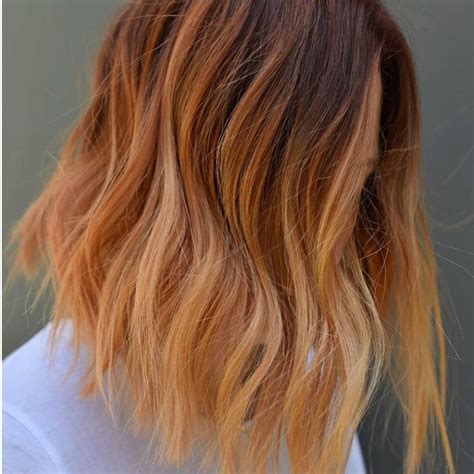 Ginger Peach Is Falls Prettiest Ombré Hair Color Trend Allure Ginger