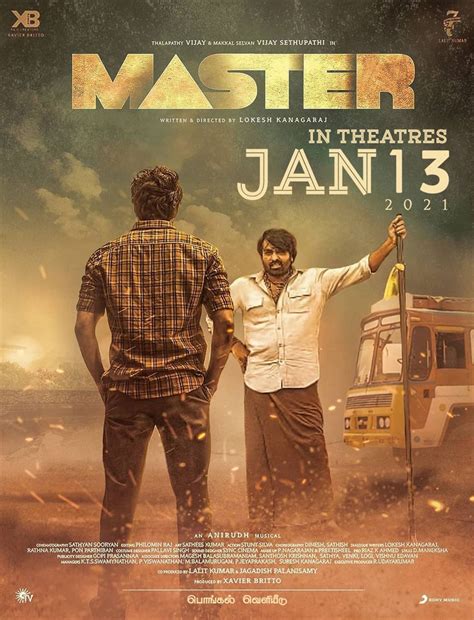 Vijay Master Movie Release Posters Hd