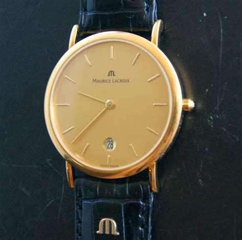 Maurice Lacroix Les Classiques Ref40635 Herren Goldene Armbanduhr