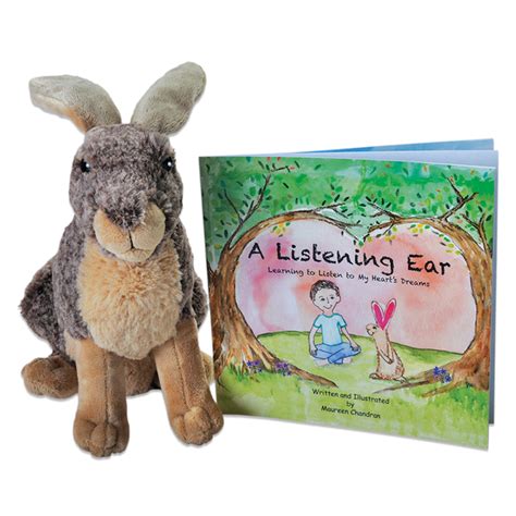 Listening Ear Book And Plush Bundle Wild Republic