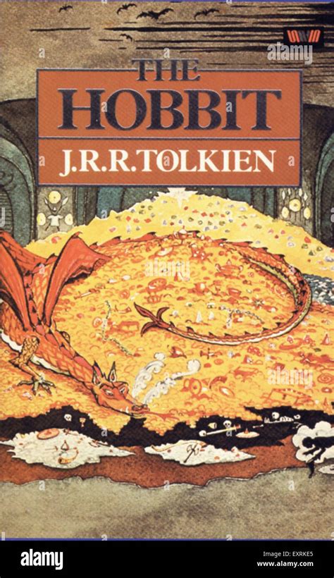 1980 Uk El Hobbit De Jrr Tolkien Portada Del Libro Fotografía De
