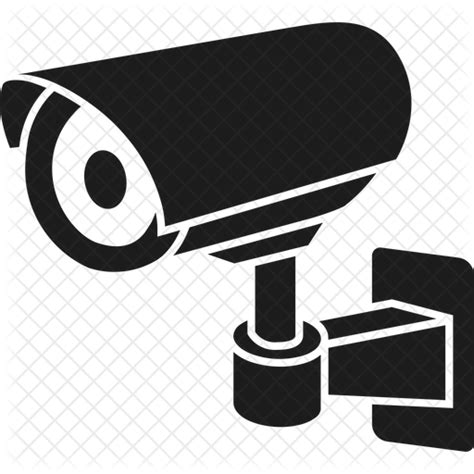 Cctv Camera Icon Download In Glyph Style