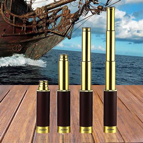 Pirate Monocular Telescope For Kids And Adults Handheld Collapsible