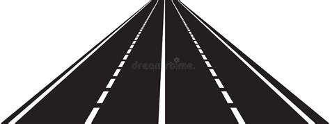 Perspective Of Curved Road Stock Vector Illustration Of Line 76597422