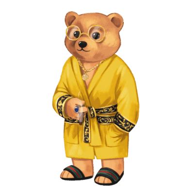 Baron Filou | Iconic Fairfashion Clothing | Teddy bear drawing, Bear png image