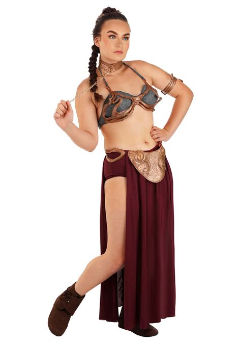 Adult Princess Leia Slave Costume Adult Womens Star Wars Princess Leia Slave Costume